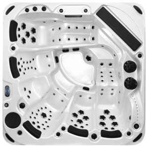 Wanna ogrodowa jacuzzi z hydromasażem 6-osobowa 240x240x98cm MOG-1513