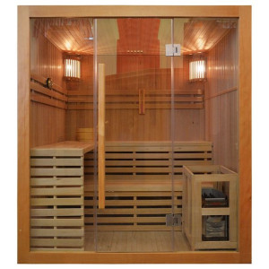 MO-EA4 Sauna sucha z piecem 4-osobowa 180x160x200cm