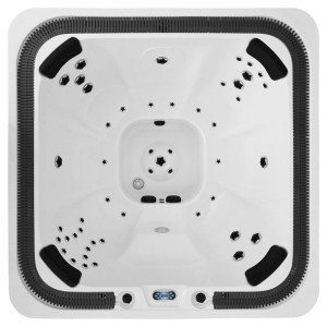 Wanna ogrodowa jacuzzi z hydromasażem 7-osobowa 222x222x97cm MOG-1308
