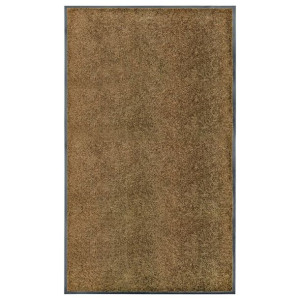 Wycieraczka z możliwością prania, brązowa, 90 x 150 cm