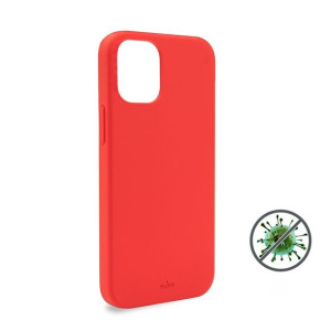 Etui PURO ICON Anti-Microbial Cover Apple iPhone 12 mini (czerwony)