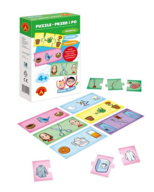 Alexander Puzzle przed i po-Zabawa i Nauka