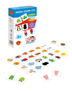Alexander Puzzle przód i tył - Zabawa i Nauka