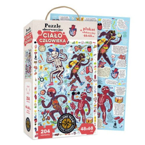 Czu Czu Xplore Team Puzzle obserwacyjne Ciało człowieka