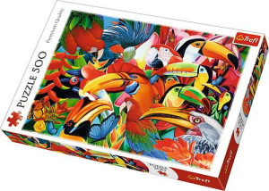 Trefl Puzzle 500el Kolorowe ptaki