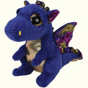 TY BEANIE BOOS SAFFIRE smok 24cm