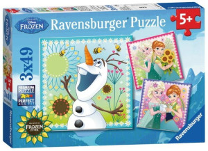 Puzzle 3x49el - Kraina Lodu - RAVENSBURGER