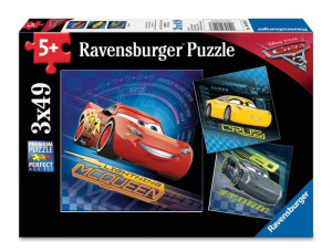 Puzzle 3x49el - Auta 3 - RAVENSBURGER