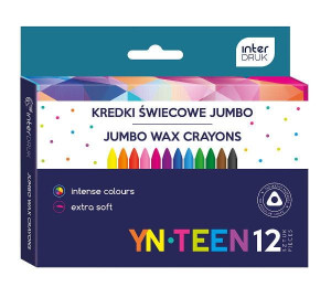 Kredki świecowe trójkatne JUMBO