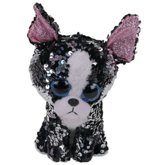 TY BOOS Flippables Portia cekinowy terier 24 cm