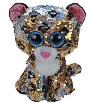 TY BOOS Flipables STERLING - cekinowy leopard 24cm