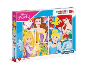 Clementoni Puzzle 104el Księżniczki