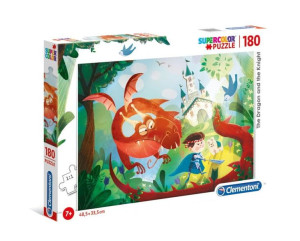 Clementoni Puzzle 180el Rycerz i smok