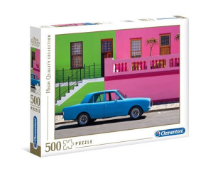 Clementoni Puzzle 500el Niebieski samochód