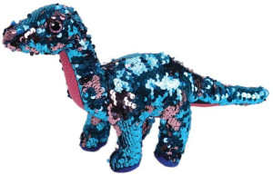 TY BOOS Flippables TREMOR - dinozaur cekinowy 24cm