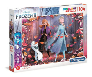 Clementoni Puzzle 104el brilliant Kraina Lodu 2