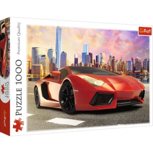 Puzzle 1000el Przejażdżka o zachodzie słońca - Trefl
