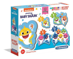 Clementoni Puzzle 3-6-9-12 Moje Pierwsze Puzzle Baby Shark