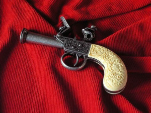 Angielski Pistolet Kieszonkowy Z Lufą Armatnią Z 1798 R (1009/g)