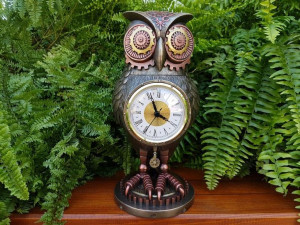 Steampunk Sowa Zegar Veronese (wu76683v4)