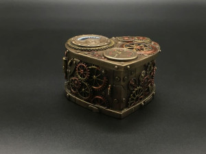 Steampunk Szkatułka Serce Veronese (wu77234a4)