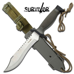 Nóż Survivalowy Profesjonalny Ostrze Stałe Hk-6001s