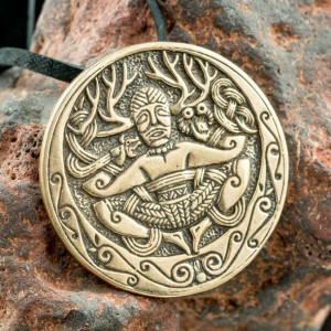 Cernunnos Z Gunderstrup Dania Celtycka Zawieszka Brąz Bhj365