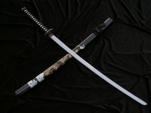 Samurajski Miecz Katana Z Pochwą 4km100-405bk