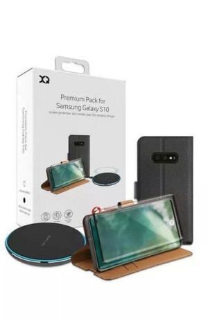 Xqisit Zestaw 3w1 Do Samsung S10 G975 - Black