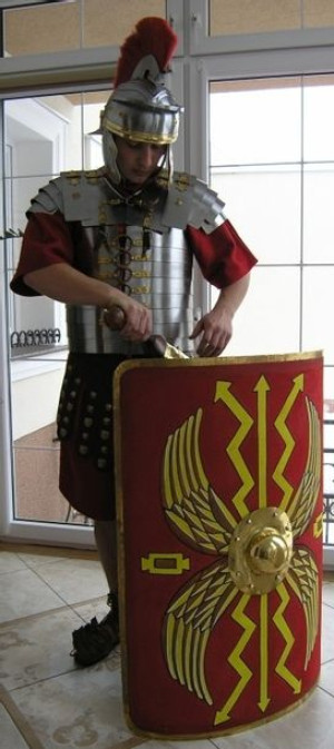 Zbroja Rzymska Legionisty Lorica Segmentata Wiązana Ma-241016