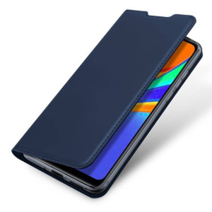 Etui XIAOMI REDMI 9C z klapką Dux Ducis skórzane Skin Leather granatowe
