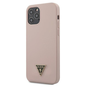 Etui Guess GUHCP12MLSTMLP Apple iPhone 12/12 Pro jasnoróżowy/light pink har