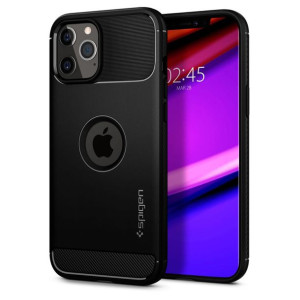 Etui Spigen Rugged Armor Apple iPhone 12/12 Pro Matte Black
