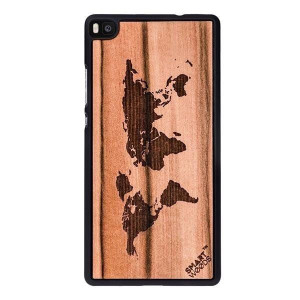 Smart Woods Etui Mapa Świata Do Huawei P8