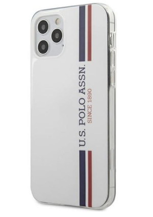 Us Polo Tricolor Etui Do Iphone 12 Mini - White