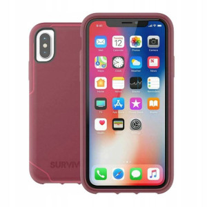 GRIFFIN Survivor Strong Etui do Apple iPhone X / XS - DARK RED