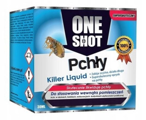 ONE SHOT - OPRYSK środek PŁYN na PCHŁY 30 ML