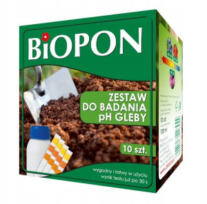 Zestaw do BADANIA PH GLEBY - BIOPON