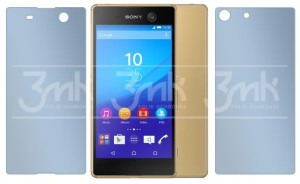 Nietłukące szkło hybrydowe do Sony Xperia M5 Przód i Tył, 3mk FlexibleGlass