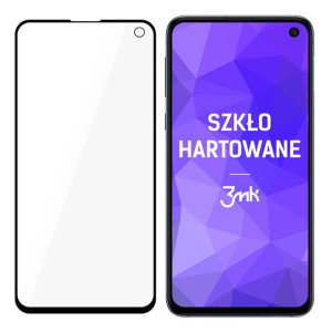 Szkło hartowane na cały ekran do Samsung Galaxy S10e, 3mk HardGlass Max Lit