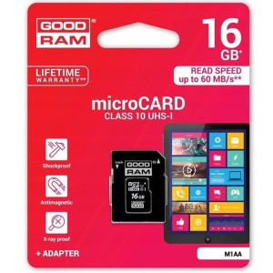 Karta Pamięci Goodram Micro Sd 16gb Class 10