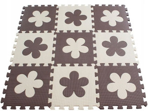PUZZLE Piankowe MATA PODŁOGOWA PIANKOWA 90x90 9el