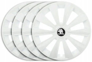 KOŁPAKI 16'' SKODA Superb Octavia 2 Yeti BIAŁE DLB