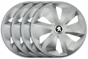 Kołpaki 16 Peugeot 407 307 308 207 508 Srebrne Rcs