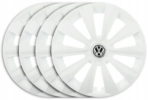 Kołpaki 13 Vw Volkswagen Up! Golf Polo Białe Dlb