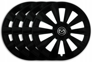 KOŁPAKI 15'' MAZDA Mazda2 Mazda3 Mazda5 CZARNE DLC