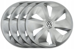 KOŁPAKI 16 VW VOLKSWAGEN Tiguan Passat SREBRNE RCS