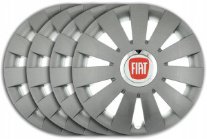 KOŁPAKI 15 FIAT 500 Bravo Qubo Sedici GRAFIT BTG
