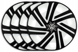 KOŁPAKI 14 VW VOLKSWAGEN Up Passat Polo BIAŁE CKB
