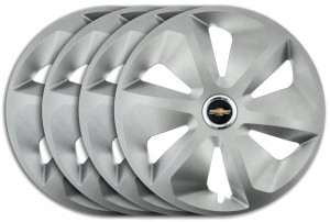 KOŁPAKI 14 CHEVROLET Spark Aveo Lumina SREBRNE RCS